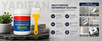 Crack Seal Waterproof Glue Resin Epoxy For Roof Leakage(Pack of 2)